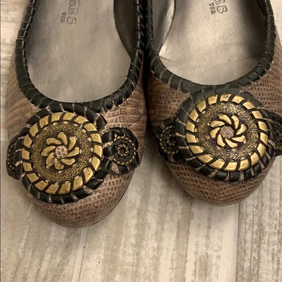 Jack Rogers Metallic Bronze Ballet Flats 7.5 - Picture 6 of 8